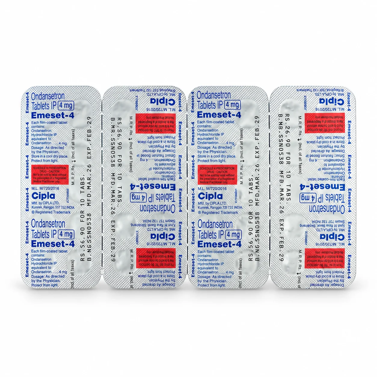 Emeset 4 ODT Tablet — image 2 of 2
