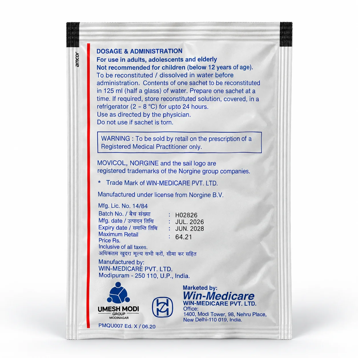 Movicol Powder for Oral Solution — image 2 of 2