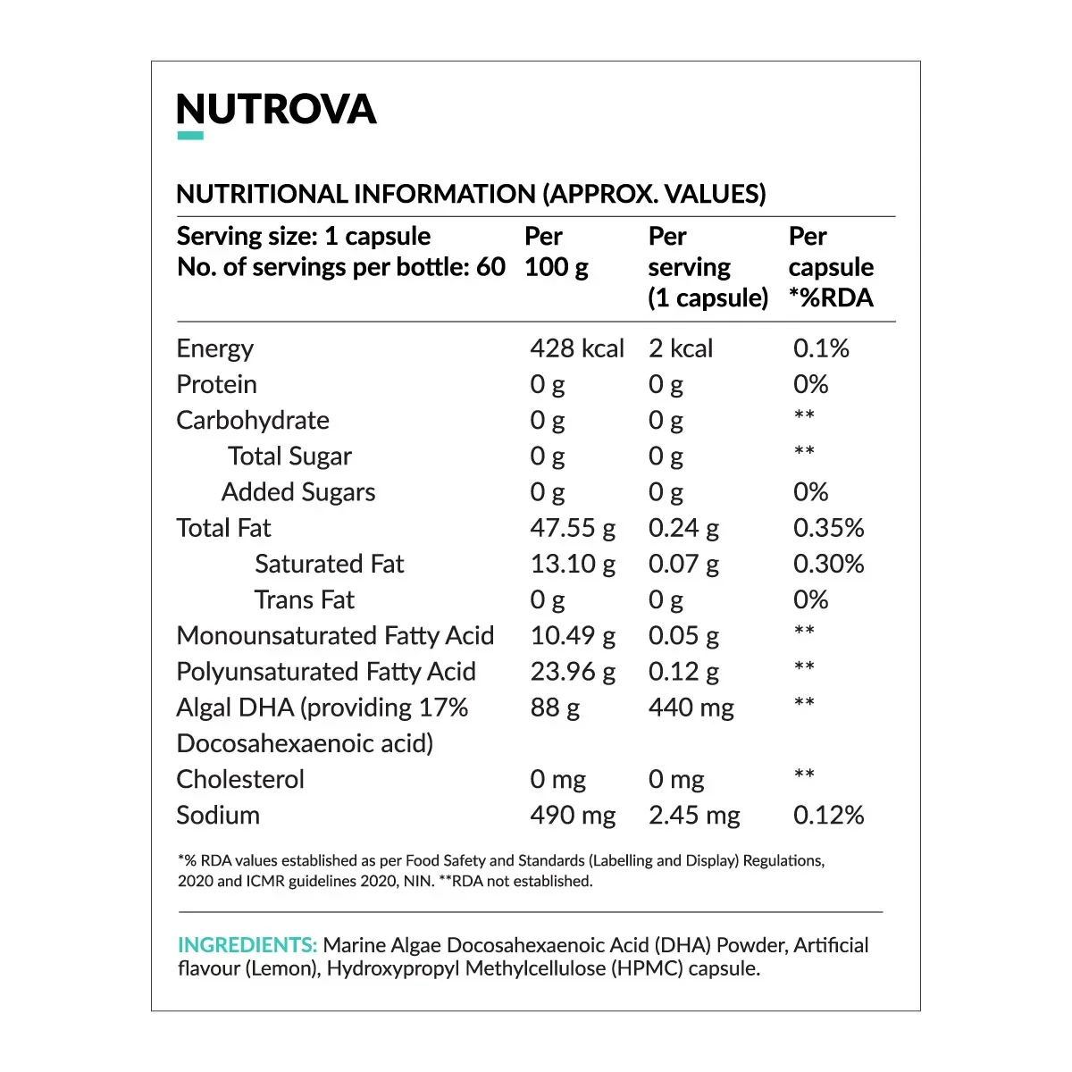 Nutrova Complete Omega 3 — image 9 of 9
