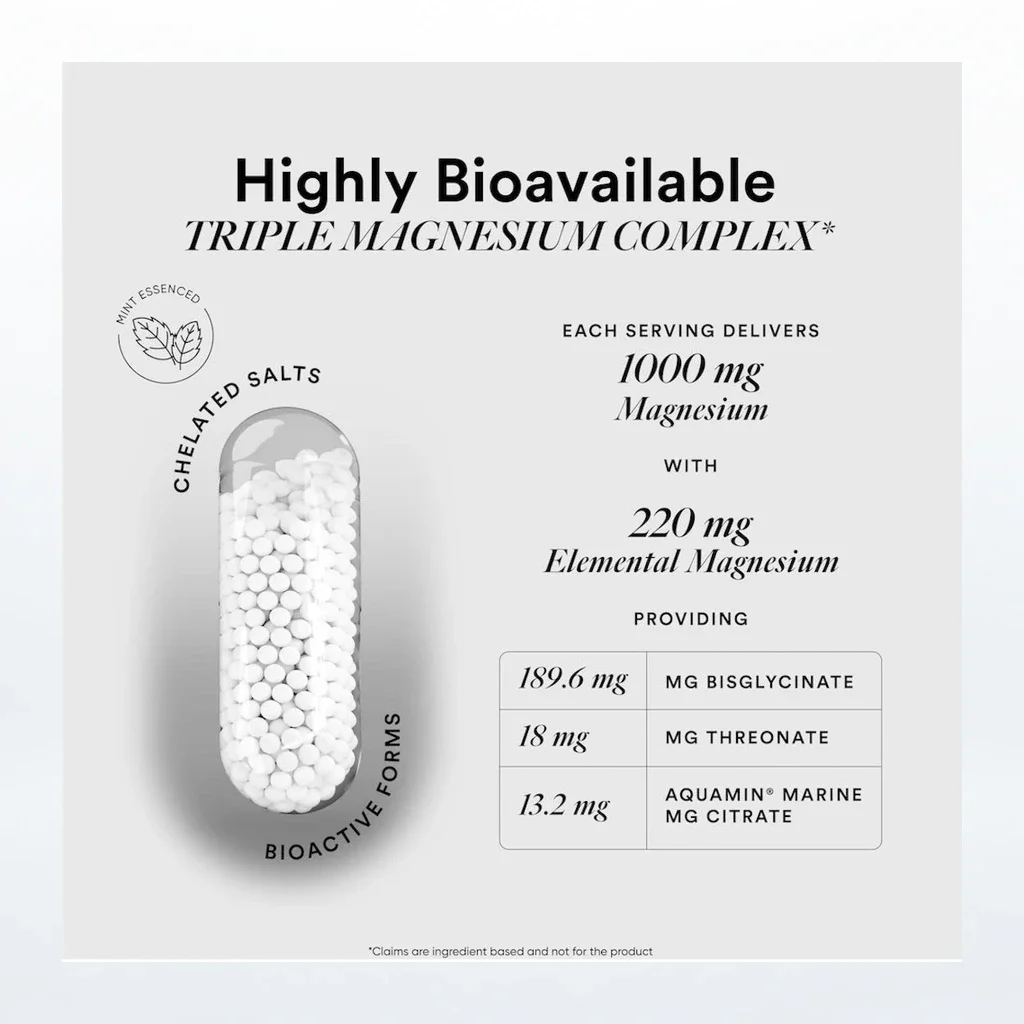 Wellbeing Nutrition Triple Magnesium Complex Capsules — image 2 of 2